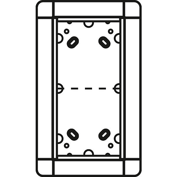 RITTO Portier UP-Rahmen si 2-fach, 141x238mm 1881220